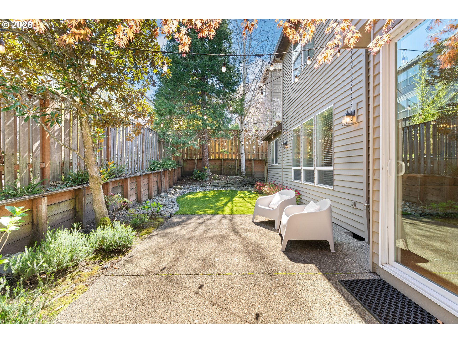 3578 Northwest Gerritz Terrace Portland, OR 97229 - Photo 4 of 47 a view of a backyard with couches and plants