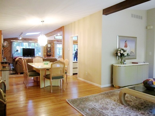27 Joyce Road Framingham, MA 01701 - Photo 8 of 23 a view of a dining area with furniture and wooden floor