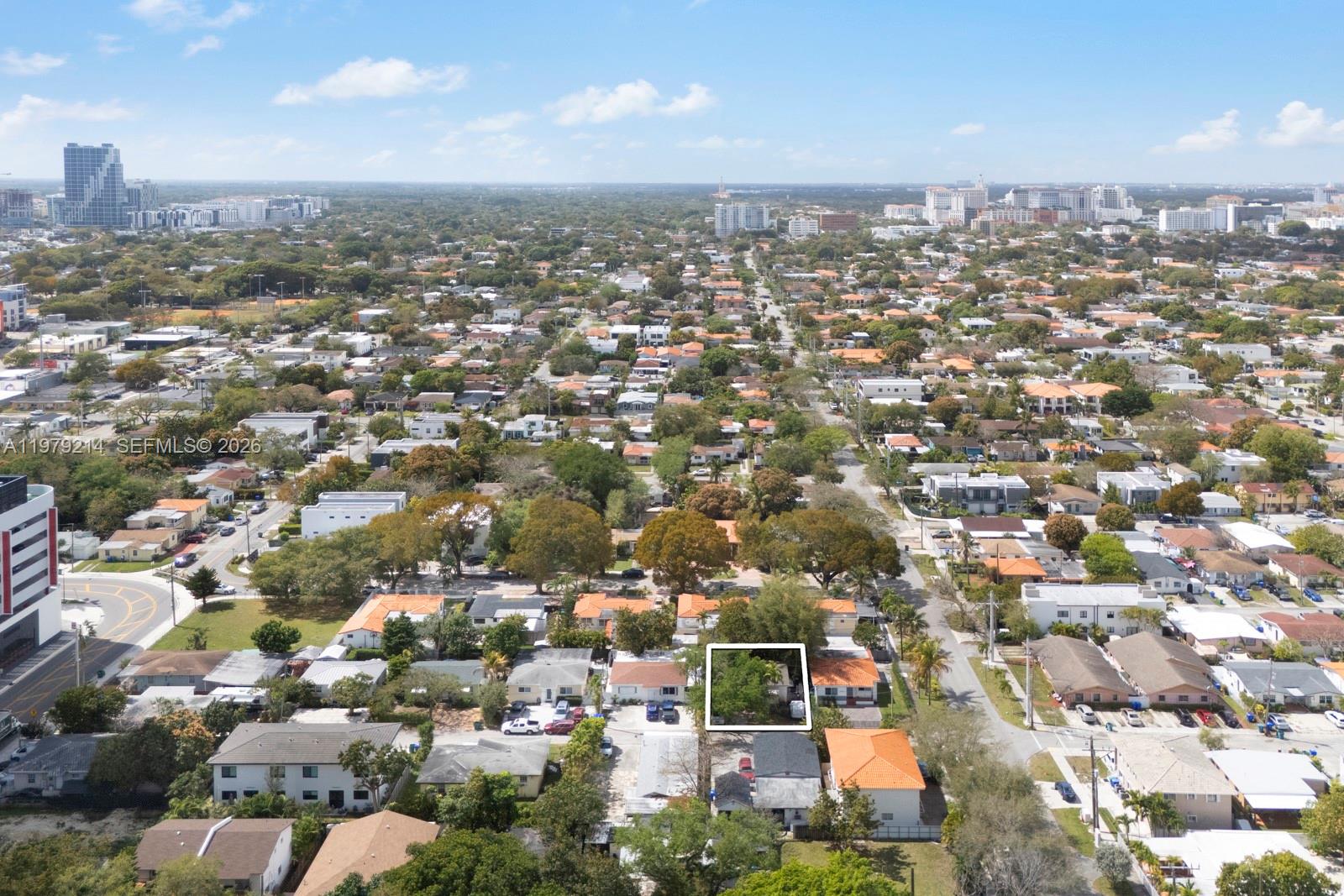 2710 Southwest 28th Court Miami, FL 33133 - Photo 18 of 19 an aerial view of a city