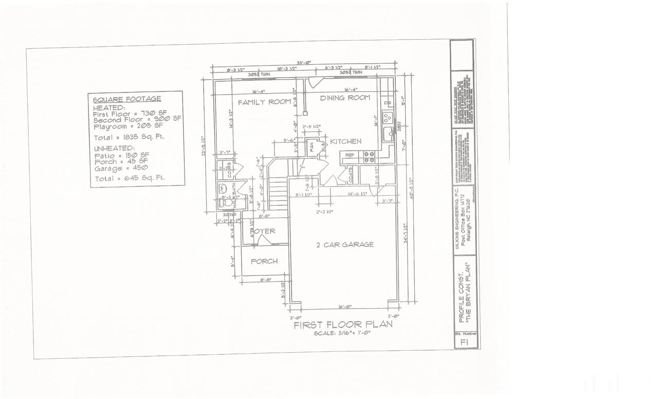6212 Quitman Trail Raleigh, NC 27610 - Photo 4 of 20 a picture of a floor plan
