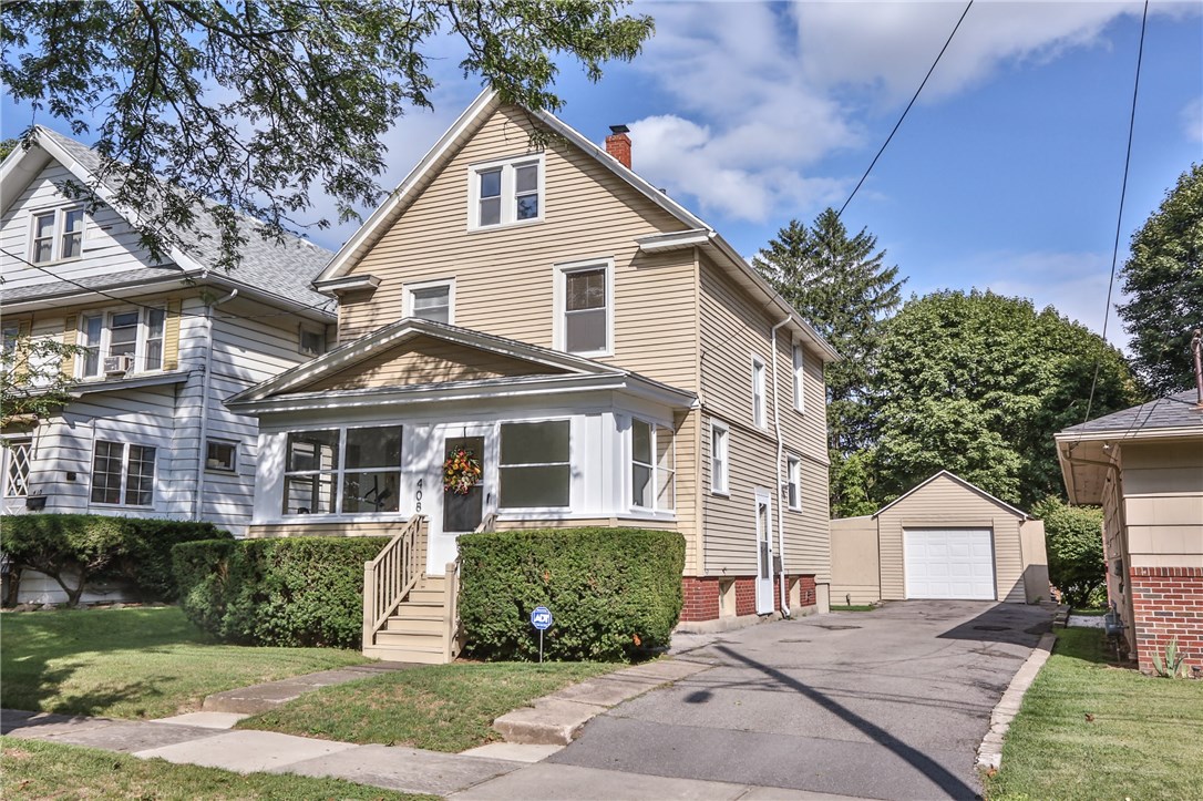 408 McNaughton Street Rochester, NY 14606 - Photo 1 of 1 A nice colonial home with vinyl siding, 1 car gara