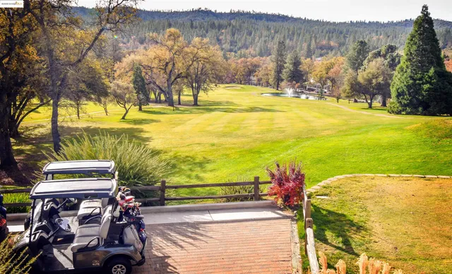 a view of an ocean with a mountain