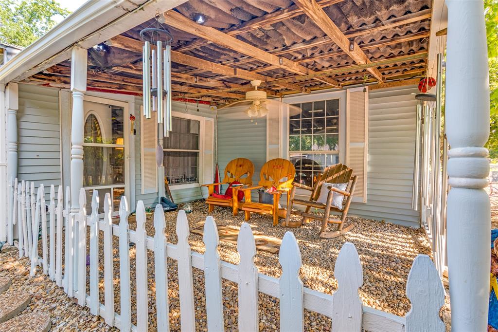 602 North Denison Street Bells, TX 75414 - Photo 11 of 16 a view of a patio with table and chairs