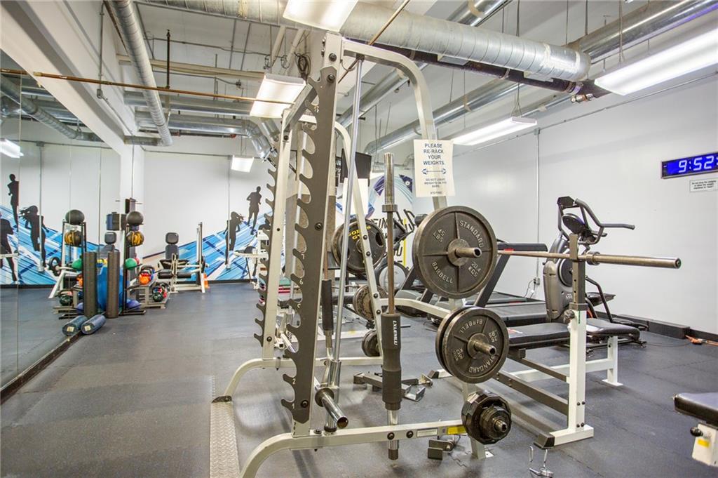 120 Ralph McGill Boulevard Northeast, Unit 405 Atlanta, GA 30308 - Photo 23 of 32 a view of a room with gym equipment