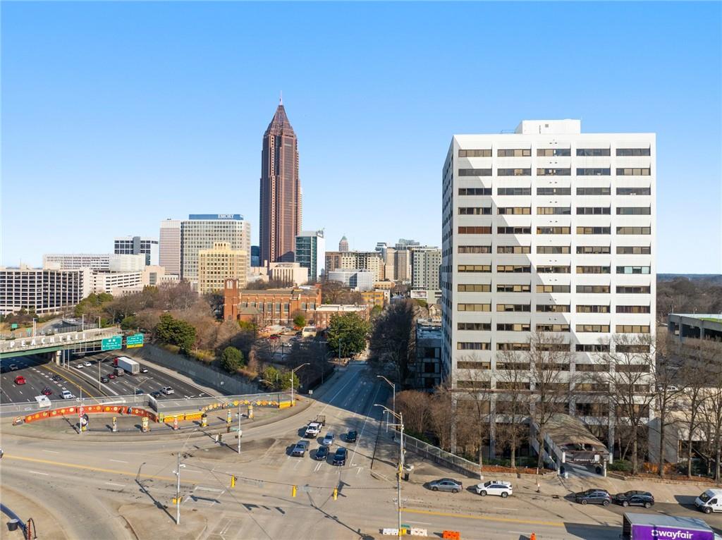 120 Ralph McGill Boulevard Northeast, Unit 405 Atlanta, GA 30308 - Photo 29 of 32 a view of a city with tall buildings