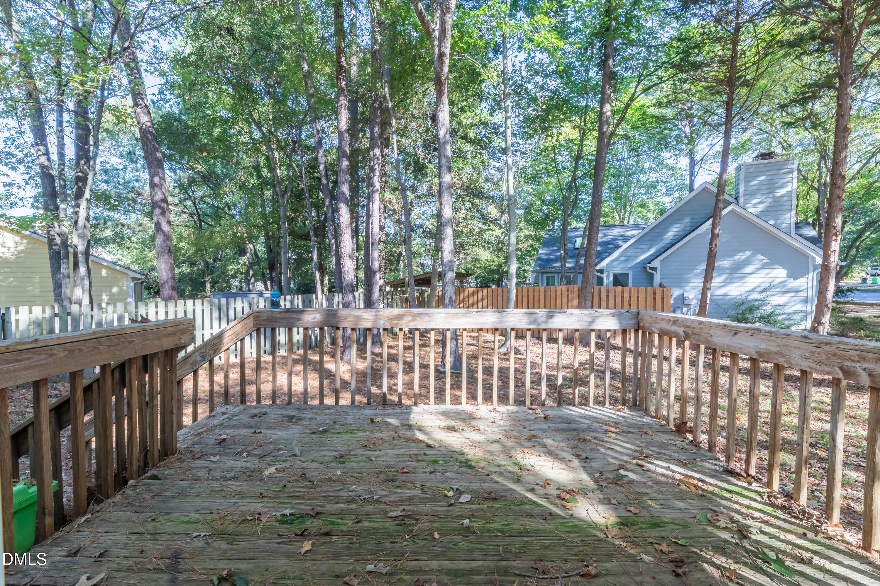 3609 Singleleaf Lane Raleigh, NC 27616 - Photo 26 of 41 a view of a wooden bridge