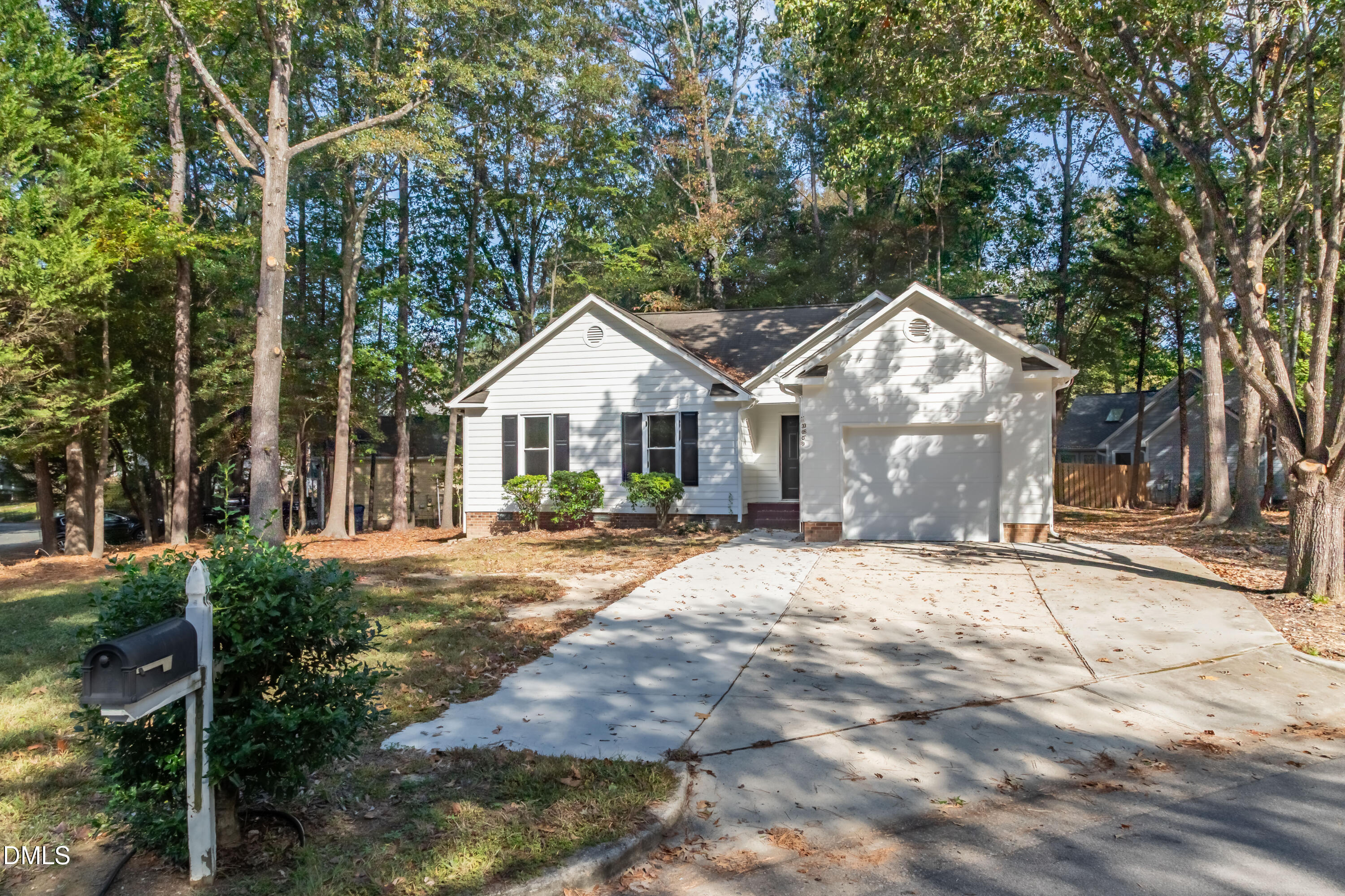 3609 Singleleaf Lane Raleigh, NC 27616 - Photo 35 of 41 front view of a house with a yard