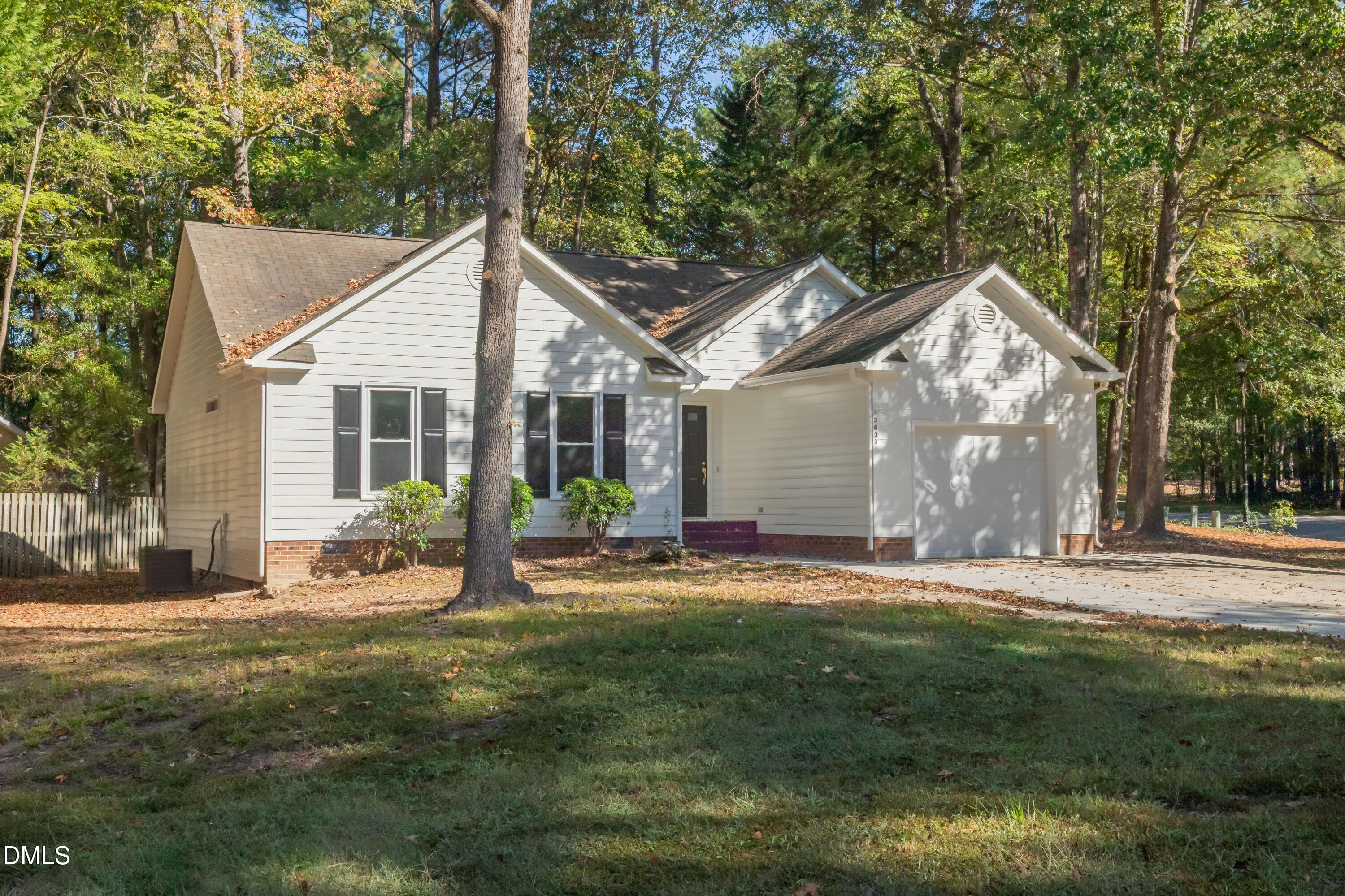 3609 Singleleaf Lane Raleigh, NC 27616 - Photo 37 of 41 a front view of house with yard and green space