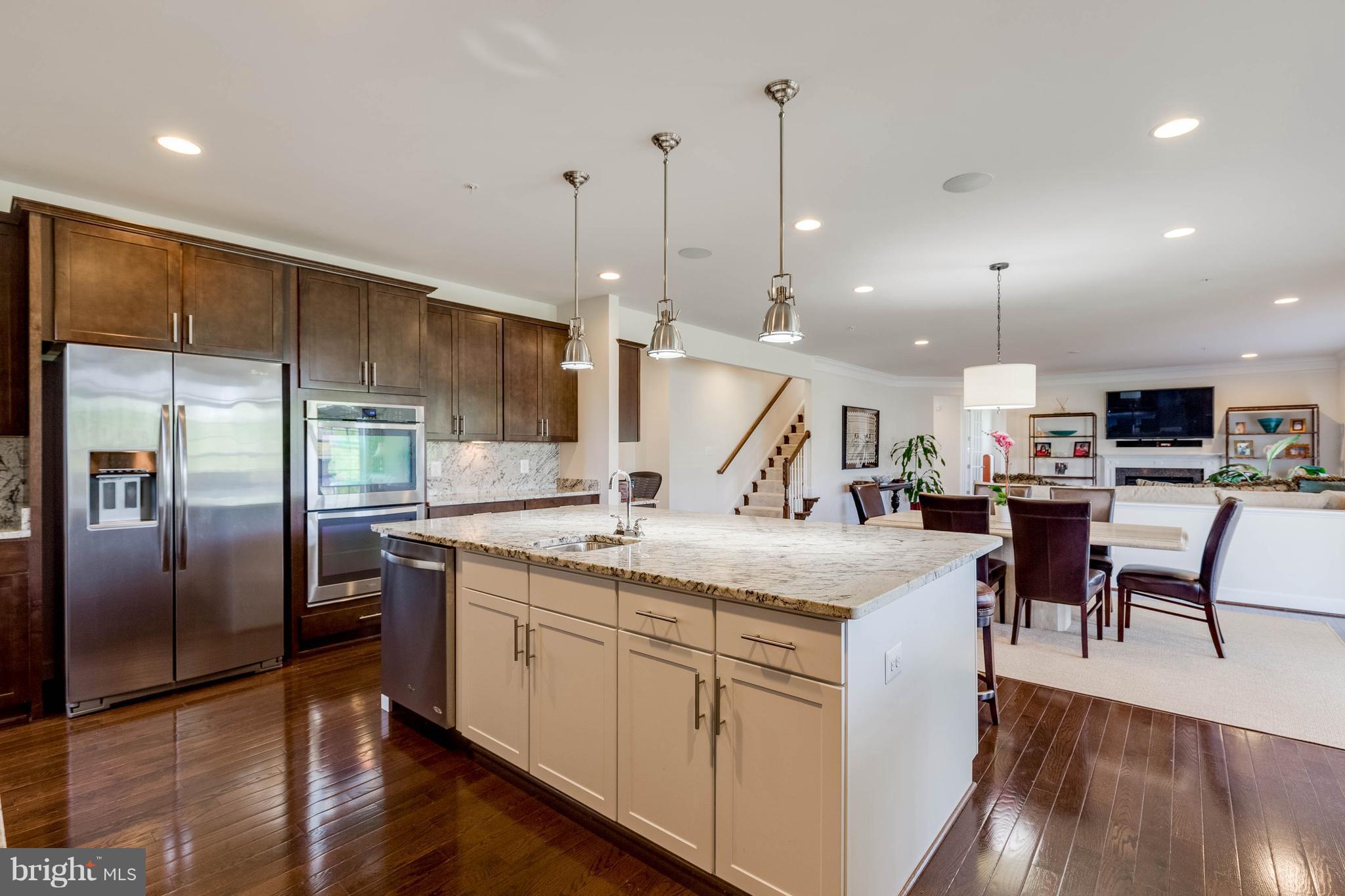 3706 Waterford Mill Road Bowie, MD 20721 - Photo 4 of 35 Kitchen & View of Back Staircase