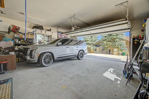 a view of car garage