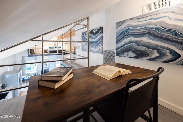 a view of living room washer and dryer