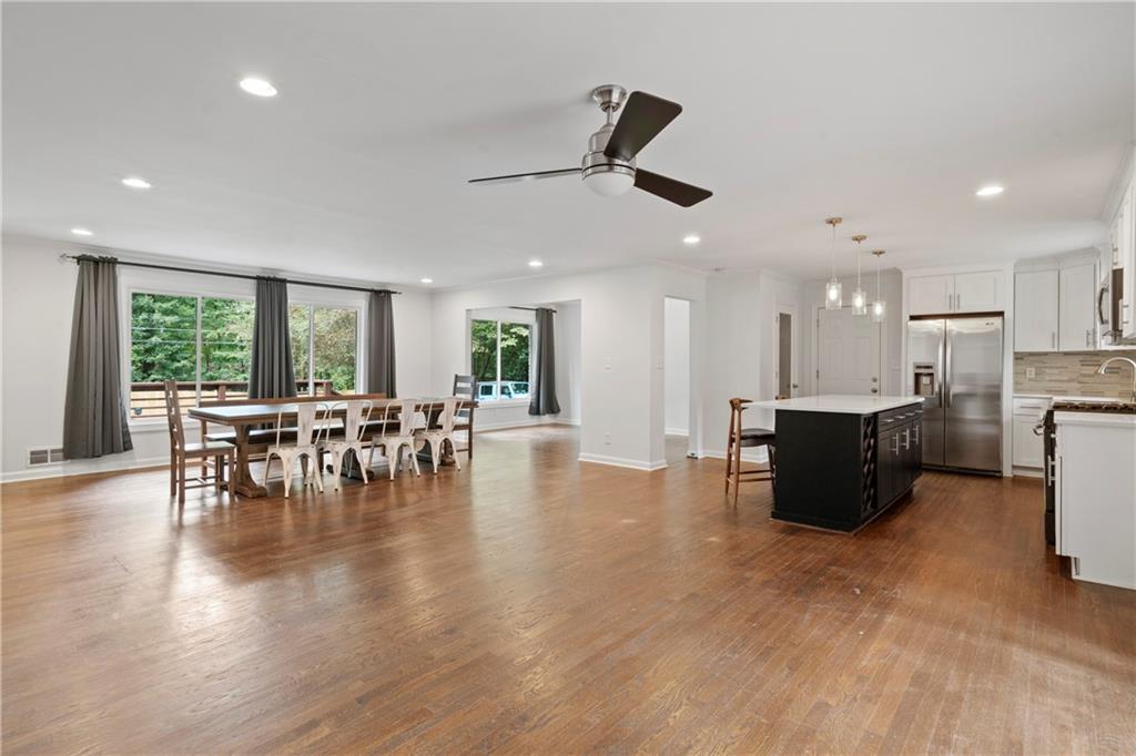 3363 Briarcliff Road Northeast Atlanta, GA 30345 - Photo 14 of 44 a view of a kitchen with dining table and chairs