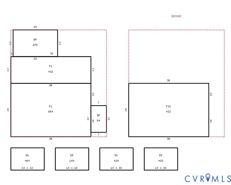 5114 Hickory Road Petersburg, VA 23803 - Photo 2 of 3 View of room layout