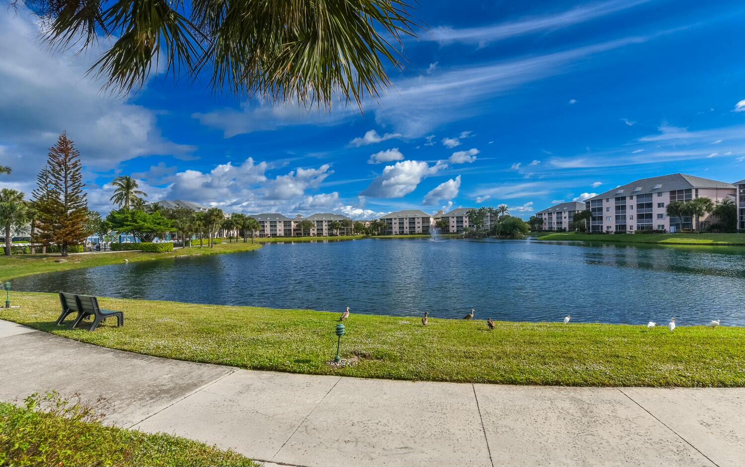 275 Palm Avenue, Unit B106 Jupiter, FL 33477 - Photo 43 of 43 a view of a lake with a yard
