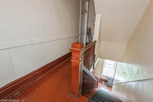 a view of stairs and with room