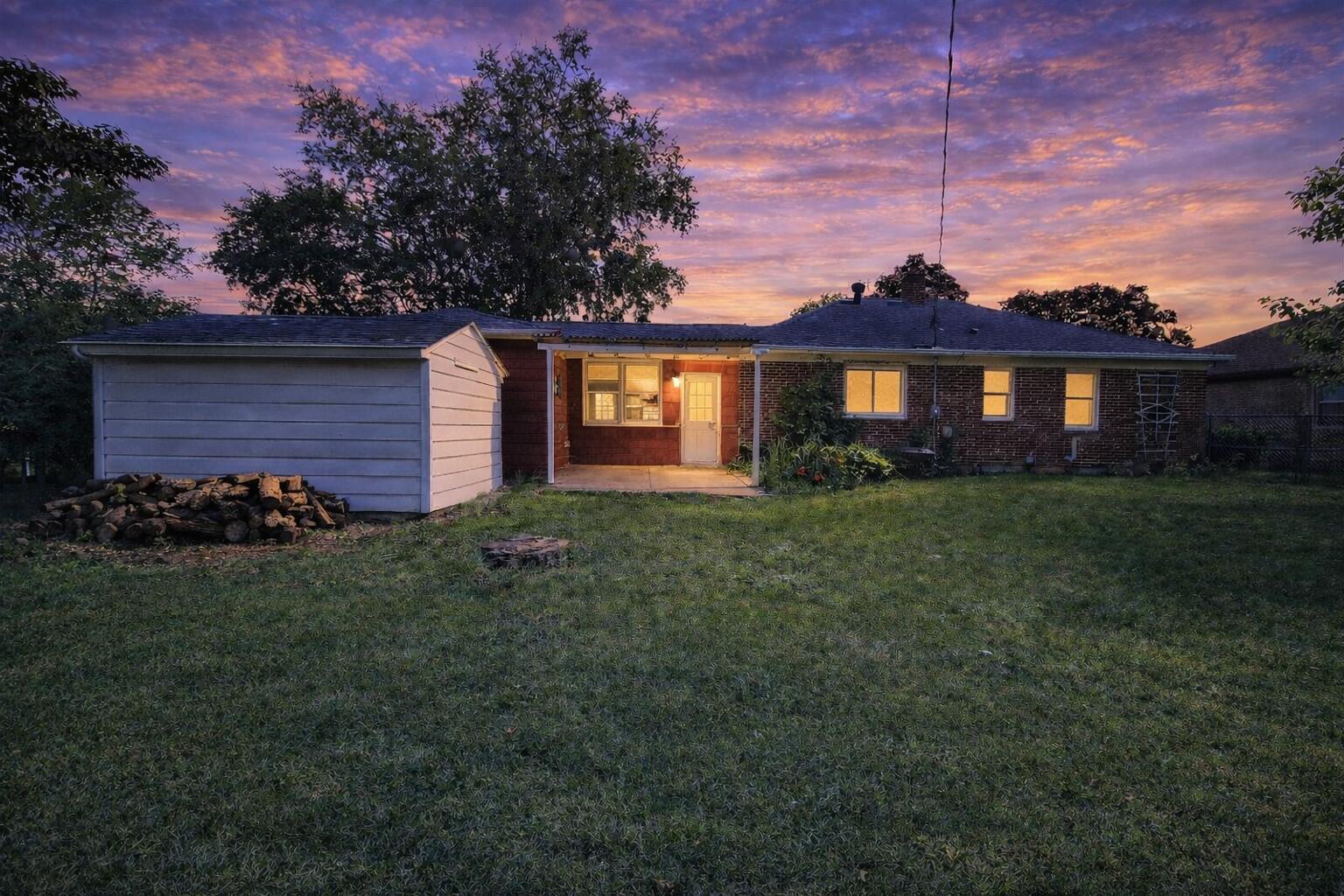 2618 James Boulevard Racine, WI 53403 - Photo 3 of 38 Twilight backyard serenity at dusk