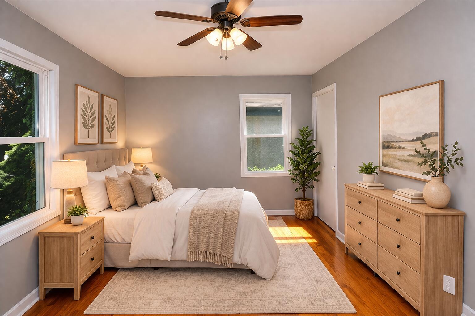 2618 James Boulevard Racine, WI 53403 - Photo 9 of 38 Cozy modern bedroom with natural light