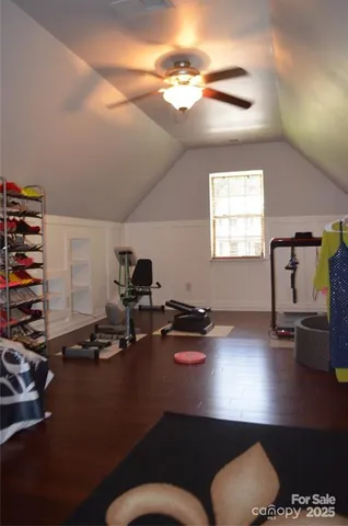 a room with furniture and a window