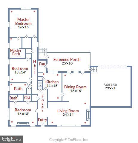 6604 Horseshoe Road Clinton, MD 20735 - Photo 38 of 40 1st Floor Plan