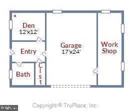 6604 Horseshoe Road Clinton, MD 20735 - Photo 40 of 40 Detached Garage Floor Plan