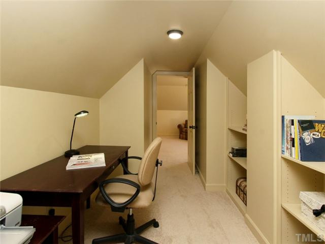 5504 Fallen Leaf Court Raleigh, NC 27606 - Photo 20 of 25 2nd floor office space with built-ins