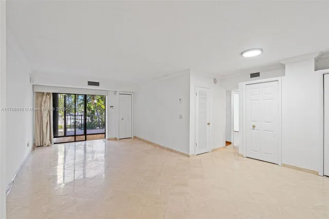 a view of a swimming pool with a yard