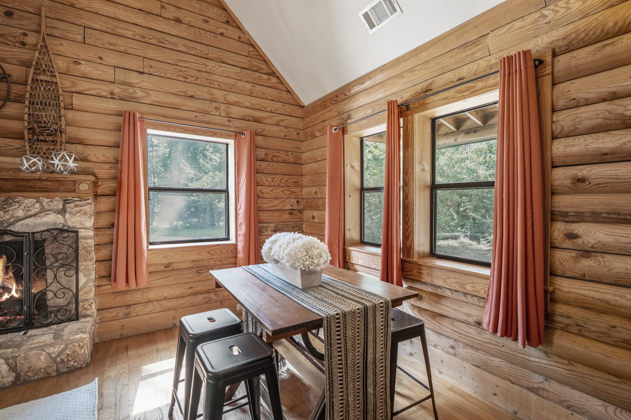31370 Lazy Ridge Drive Waller, TX 77484 - Photo 13 of 43 Breakfast area with windows to enjoy the trees and wildlife outside.