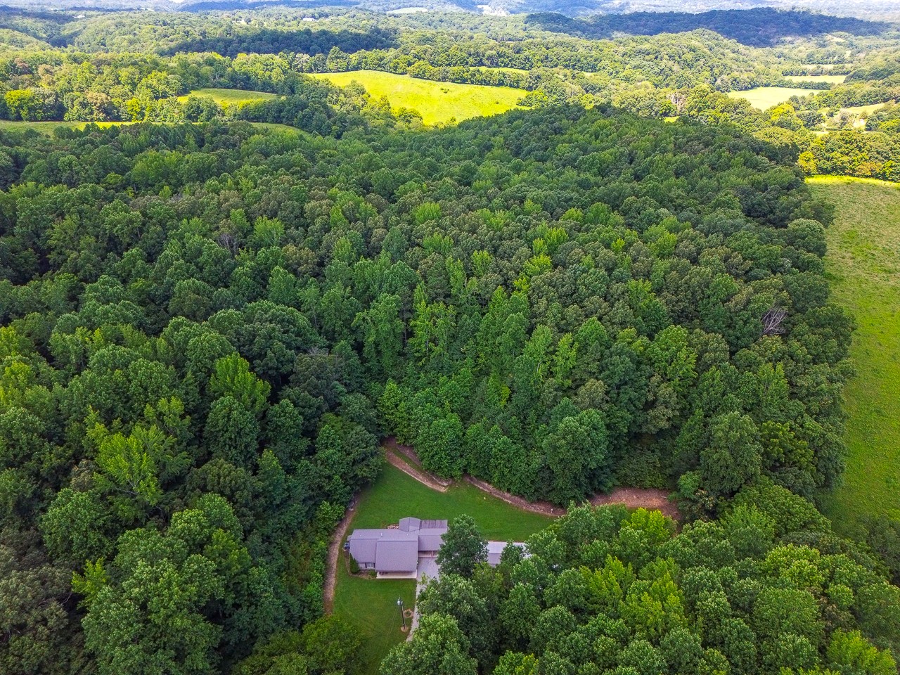144 North Howard Fitch Road Kelso, TN 37348 - Photo 50 of 59 a view of a lake with a house