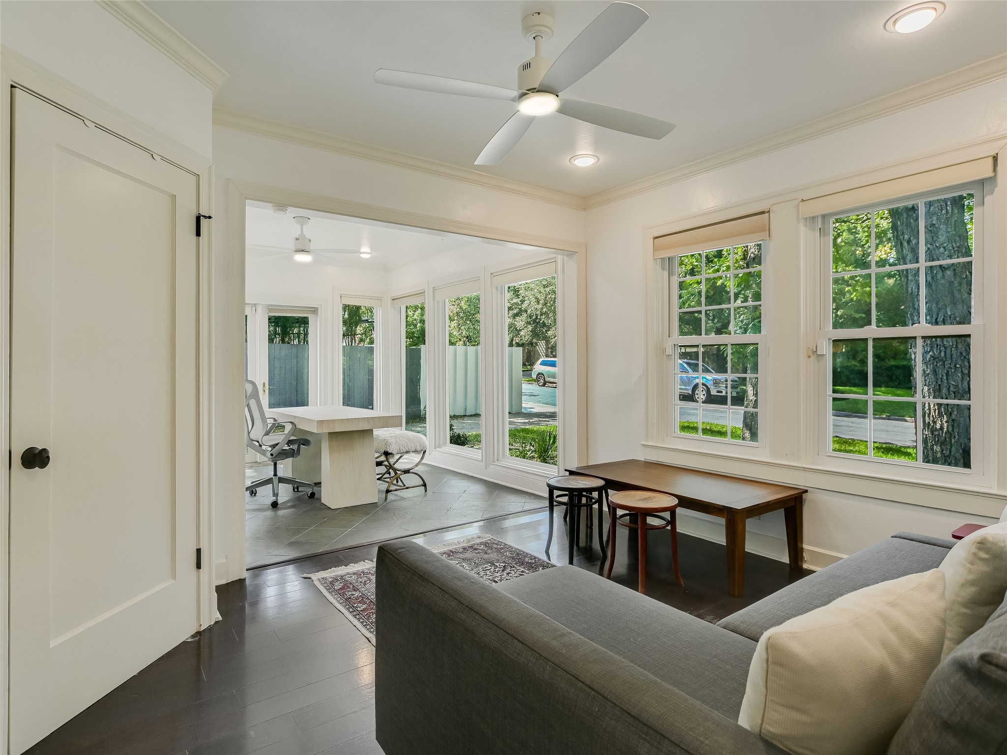 1804 Polo Road Austin, TX 78703 - Photo 11 of 19 Sunroom / solarium featuring french doors