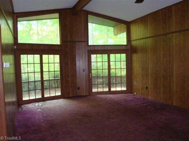 Den/Family/Great Room. Great room features vaulted ceilings and lots of windows.