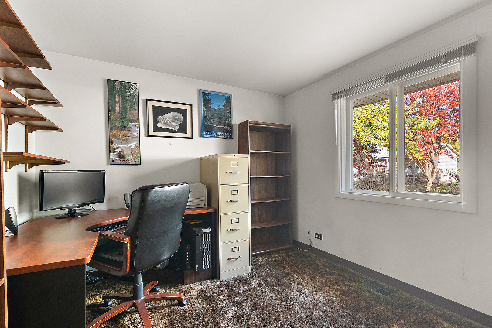 2 Vermont Circle Bolingbrook, IL 60440 - Photo 10 of 19 a view of a workspace with furniture and a window