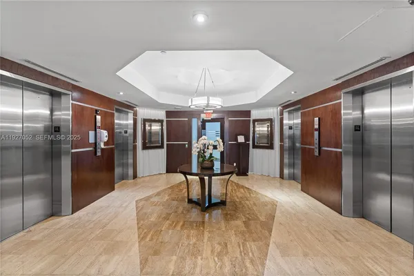 a front view of a building