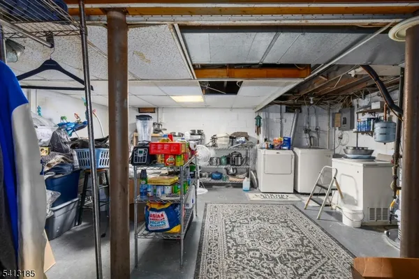 a view of storage and utility room