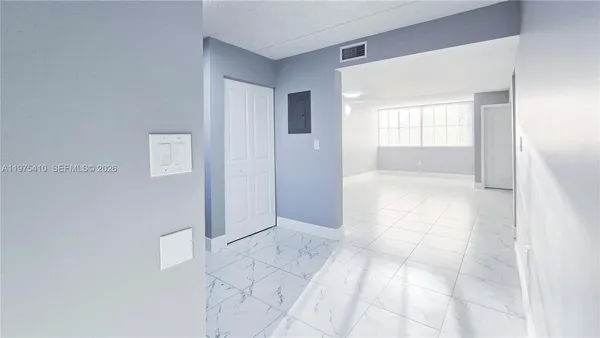 a view of an empty room