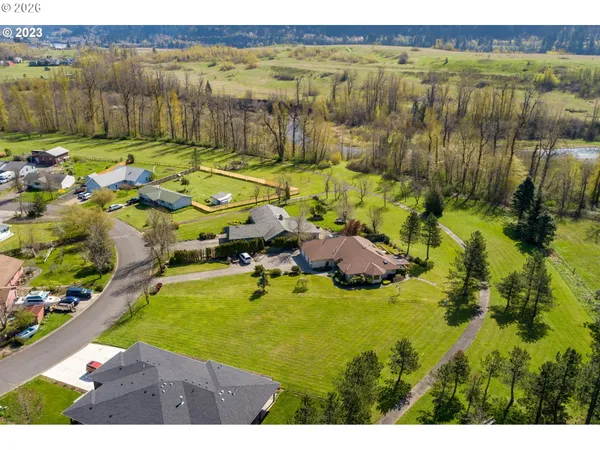 a view of an outdoor area and swimming pool