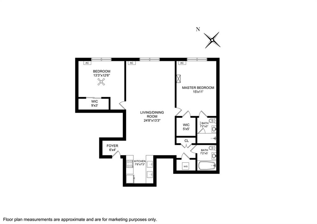 26 4th Street, Unit 2D Brooklyn, NY 11231 - Photo 26 of 26 a picture of a floor plan