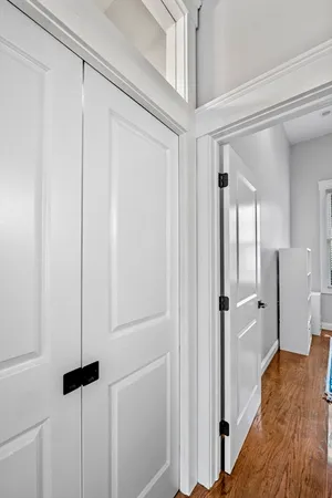 a view of a walk in closet