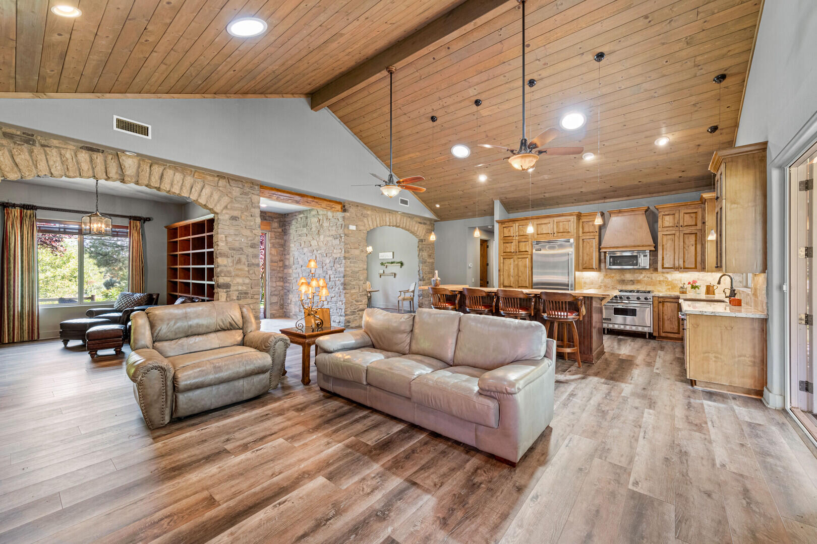 59985 Hop Patch Spring Road Mountain Center, CA 92561 - Photo 13 of 63 a living room with furniture and a large window