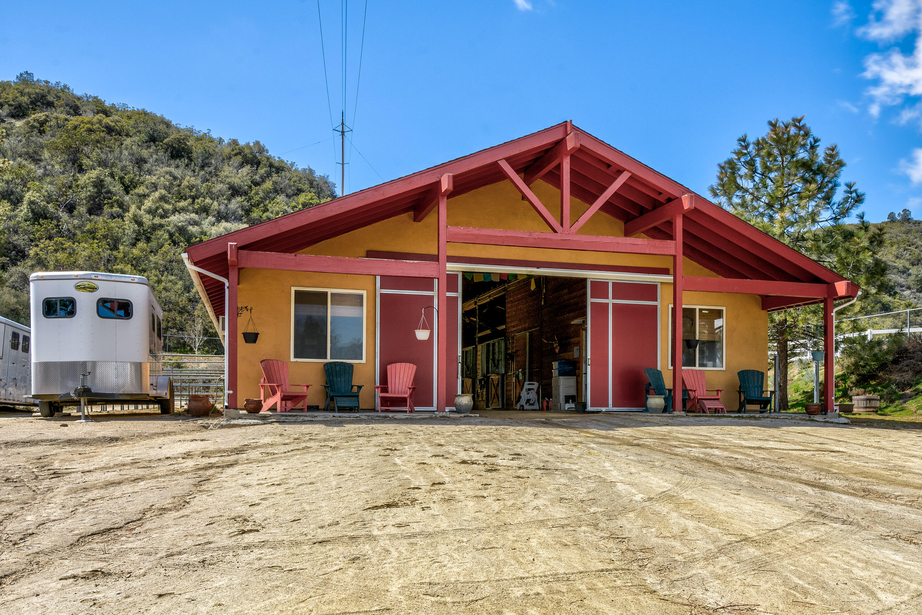 59985 Hop Patch Spring Road Mountain Center, CA 92561 - Photo 46 of 63 Barn Repainted In 2022