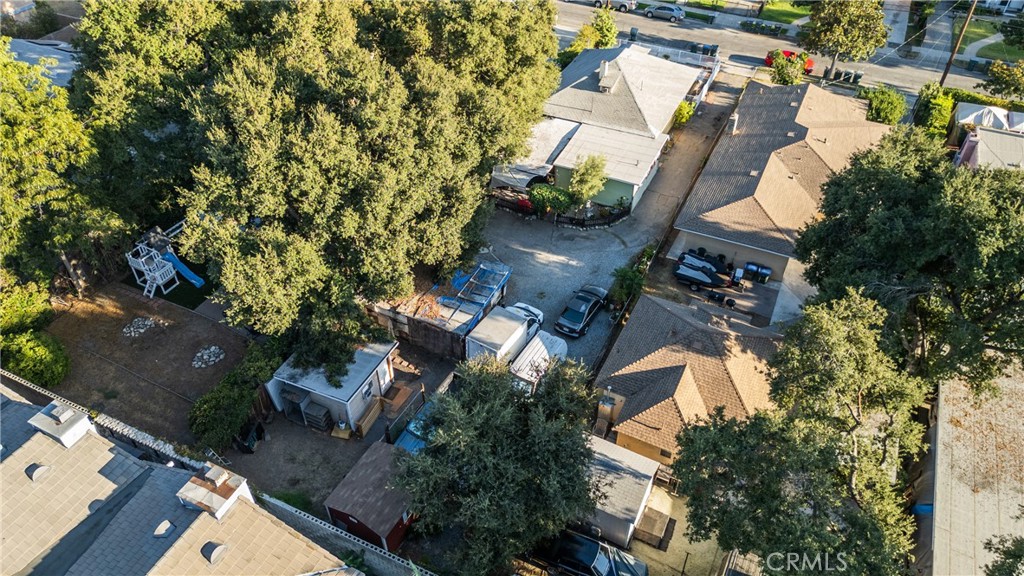 63 Yale Street Pasadena, CA 91103 - Photo 46 of 50 an aerial view of a house with garden space and street view