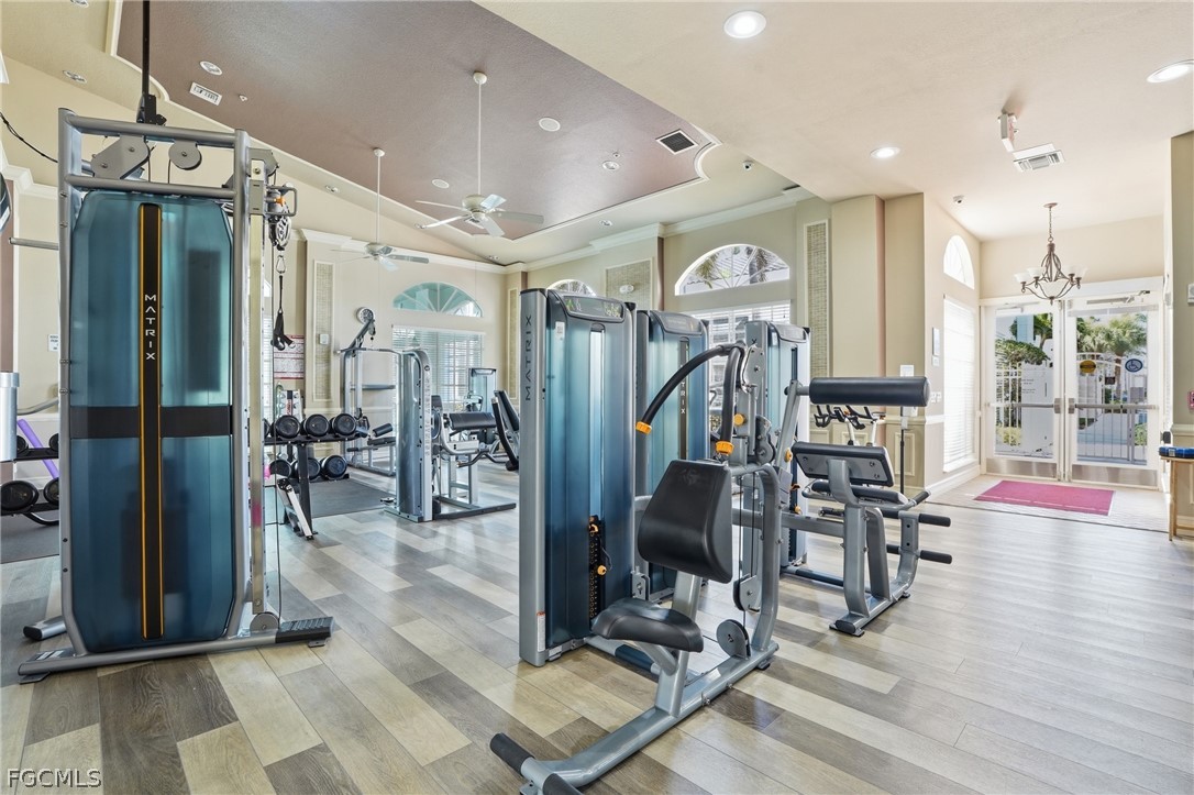 9004 Springview Loop Estero, FL 33928 - Photo 32 of 41 a view of a room with gym equipment