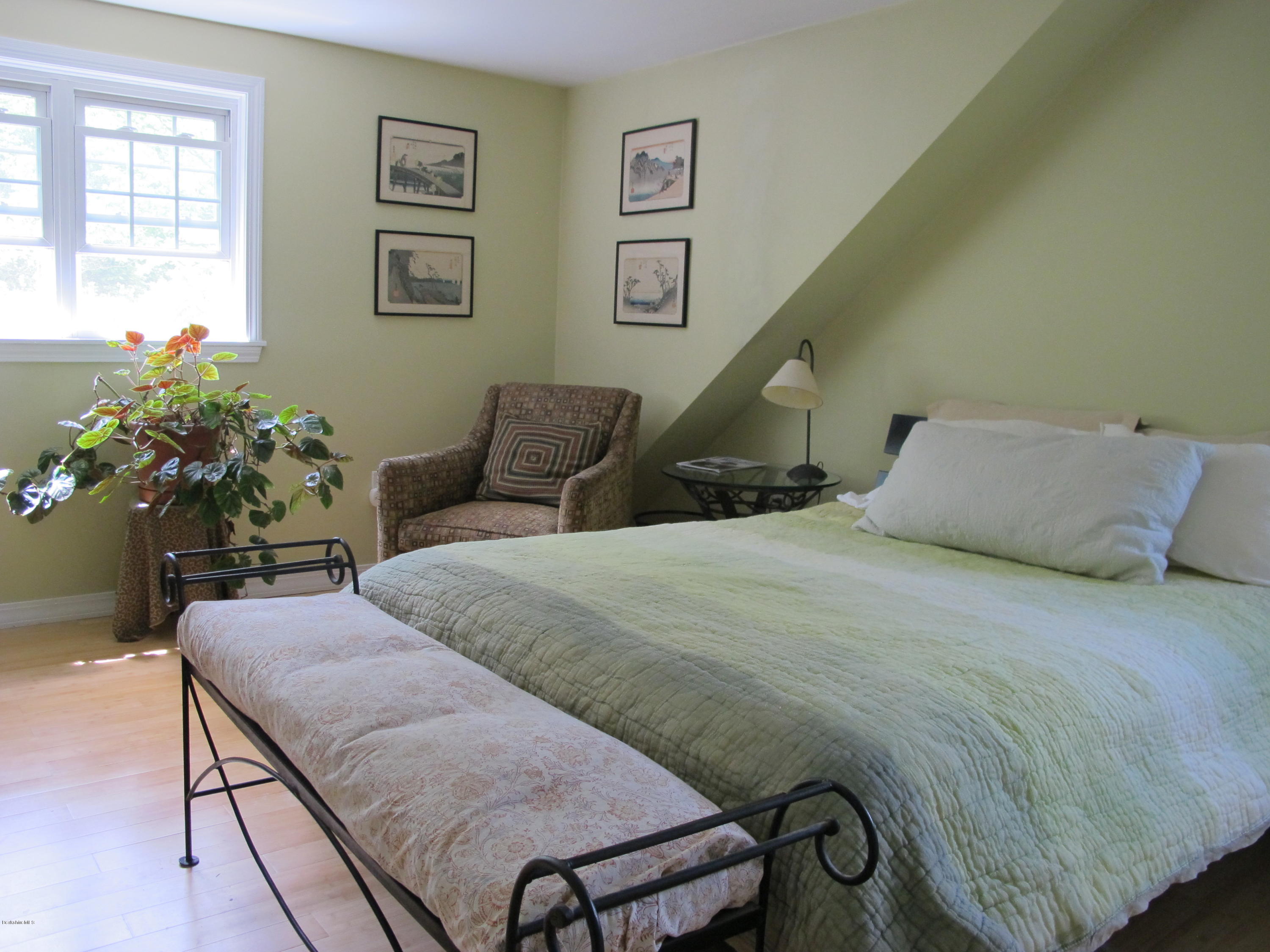 4 Stonebridge Way Tyringham, MA 01264 - Photo 23 of 40 a bedroom with a bed and window