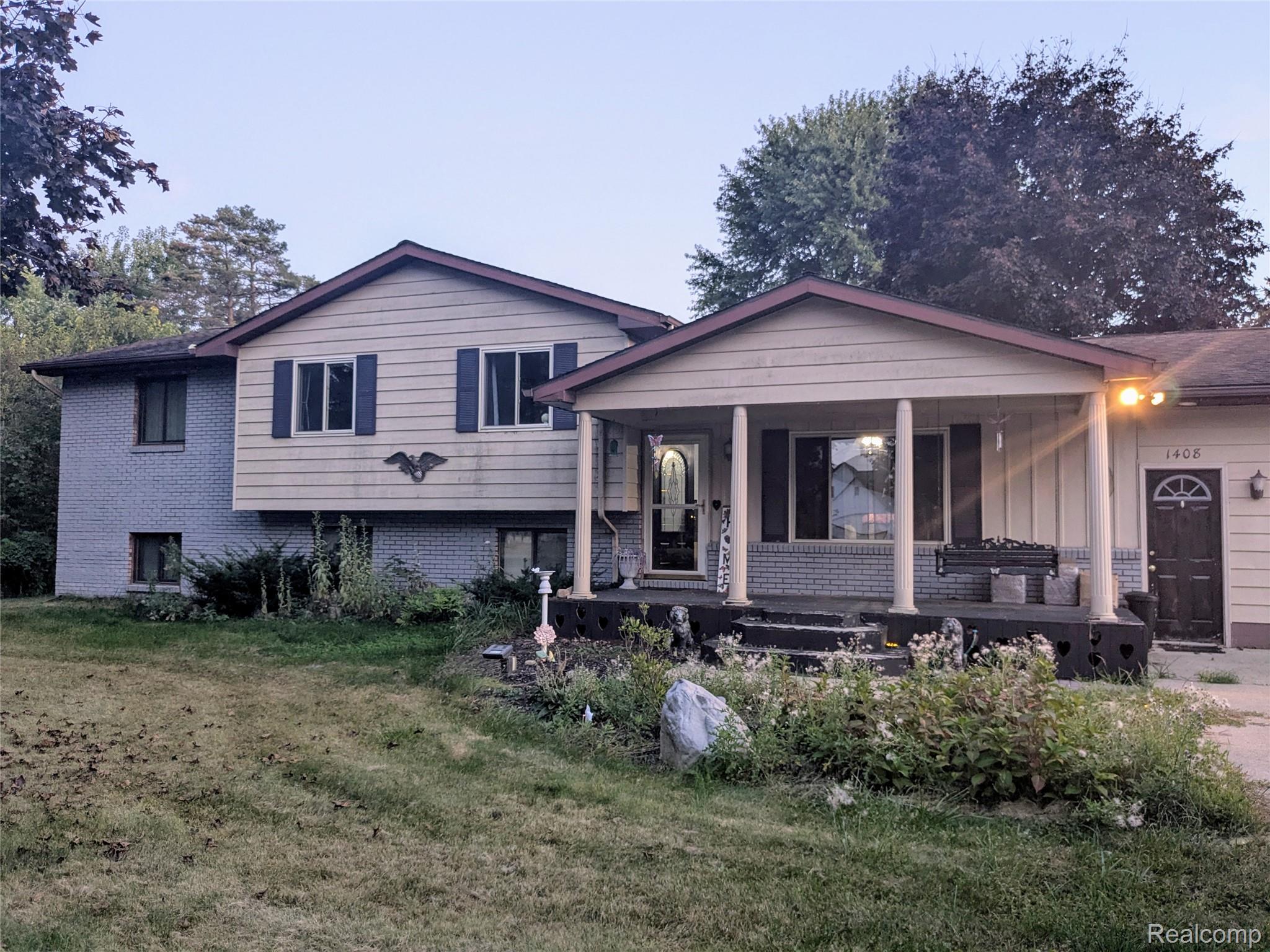 1408 Bowers Road Lapeer, MI 48446 - Photo 52 of 60 Enjoy Sitting on the Covered Front Porch!