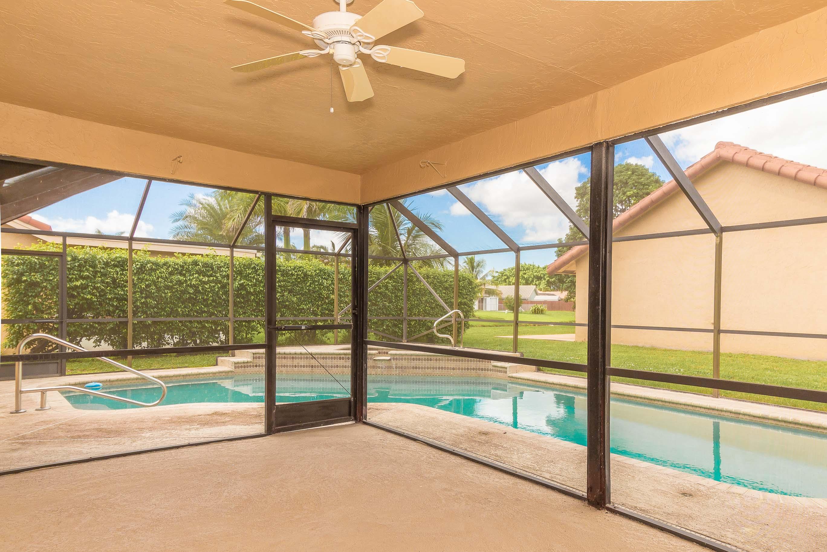 9580 El Clair Ranch Road Boynton Beach, FL 33437 - Photo 26 of 26 Screened in Pool