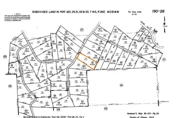 $25,000 | 0 Roundtree Lane, Squaw Valley, CA 93675