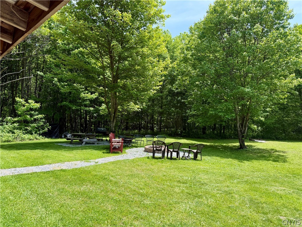 6229 Isenecker Road Leyden, NY 13309 - Photo 24 of 44 Front Yard Fire Pit Area