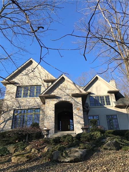 125 Witherow Road Sewickley, PA 15143 - Photo 2 of 25 This magnificient Stone home sits high on the property and has a back drop of a beautiful hillside punctuated with enormous stones.