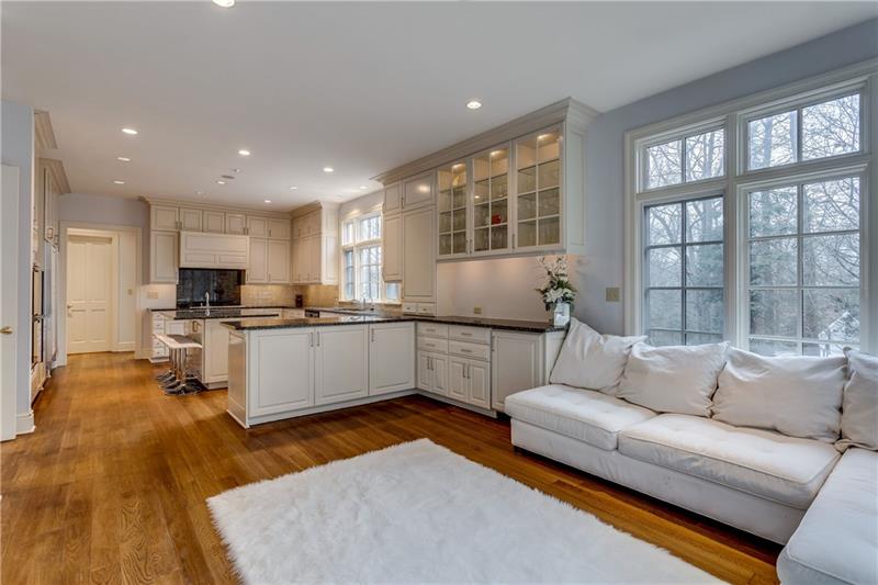 125 Witherow Road Sewickley, PA 15143 - Photo 13 of 25 The far end of the kitchen is the family gathering area or it could have a large table for family dinners.