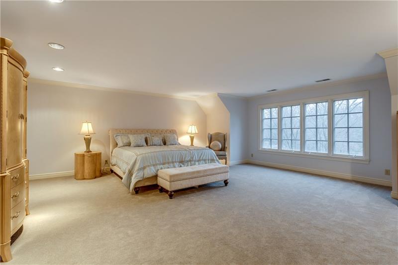 125 Witherow Road Sewickley, PA 15143 - Photo 19 of 25 The Master is spacious with plenty of natural light. There is wall to wall carpeting