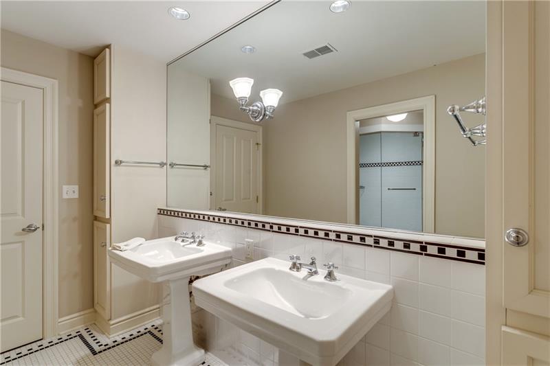 125 Witherow Road Sewickley, PA 15143 - Photo 24 of 25 This beautiful bath with double sinks serves as a Jack and Jill bath room...